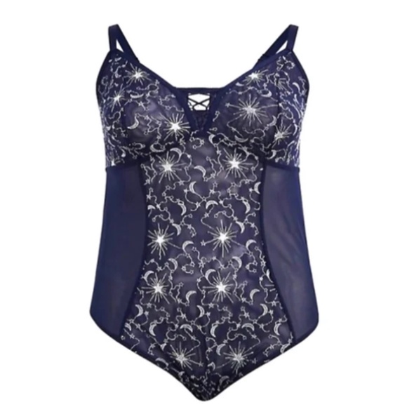 NWT Sexy Torrid Size 1 Mesh Bodysuit - Picture 1 of 5